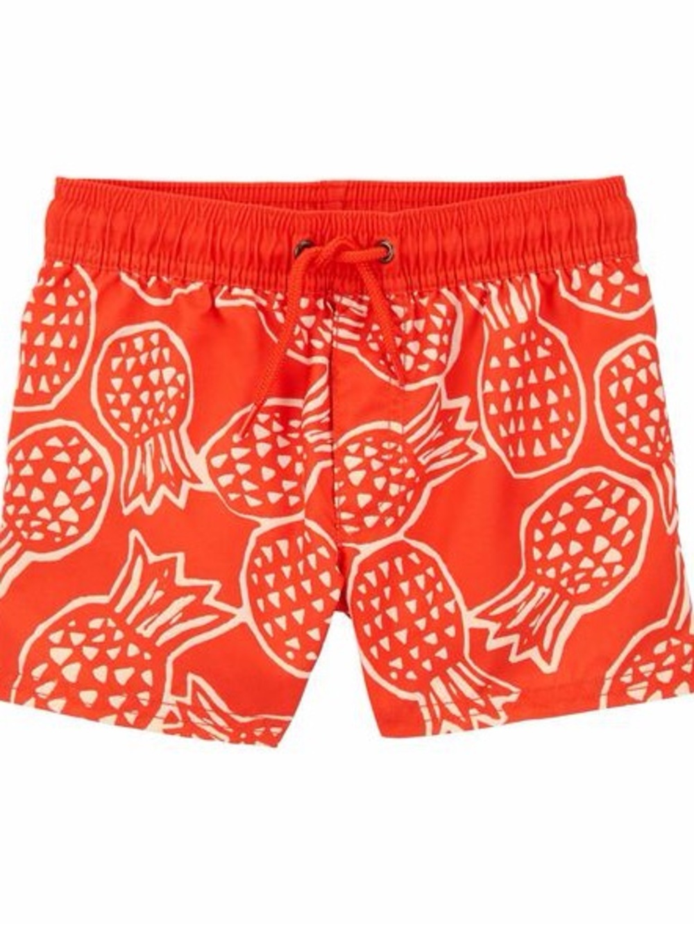 Toddler Boys Carters Pineapple Print Swim Trunks EUC